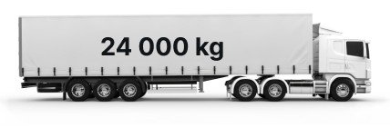 tempotrans express de la 1 kg pina 24 tone b